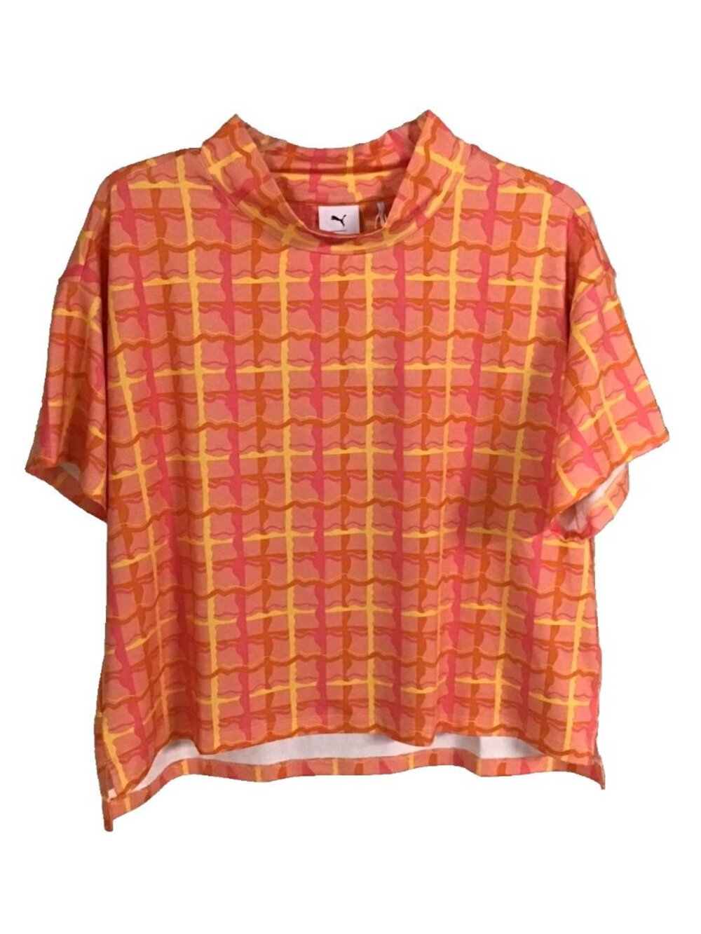 Puma Dani Dazey CLOUDSPUN Mock Neck Golf Shirt Size Large